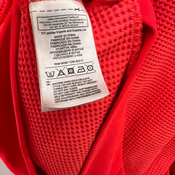 Adidas Running Pullover Top Size XL  Orange - Picture 7 of 8